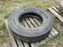 (Bowling Green, FL) Used Goodyear Tire - 11R24.5 NOTE: This unit is being sold AS IS/WHERE IS via Ti