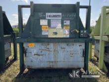 Marathon VTP-3YD Trash Compactor Body Damage & Rust, Operating Condition Unknown