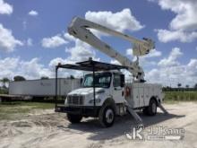 Altec AA55, Material Handling Bucket Truck rear mounted on 2016 Freightliner M2 106 4x4 Utility Truc