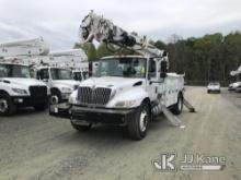 (Mount Airy, NC) Altec DC47-TR, Digger Derrick rear mounted on 2016 International 4300 Utility Truck