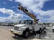 Altec DC47-TR, Digger Derrick rear mounted on 2013 Freightliner M2 106 4x4 Utility Truck Runs & Move
