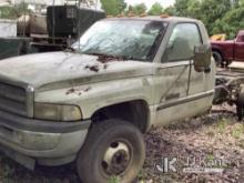 1999 Dodge Ram 3500 4x4 Cab & Chassis Not Running, Condition Unknown, Dash Apart) (BUYER MUST LOAD