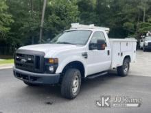 (Supply, NC) 2009 Ford F250 4x4 Service Truck, Co-Op Unit, (Dealership Replaced Engine at 218,834 mi