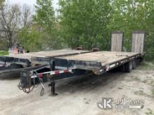 2012 Towmaster T20 T/A Tagalong Flatbed Trailer, Trailer 35ft x 8ft 5in Deck 21ft 10in x 8ft Ramp 13