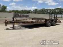 2012 Belshe Industries T/A Tagalong Equipment Trailer Rust Damage