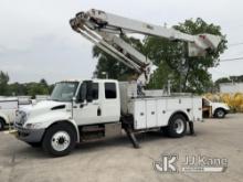 Altec TA50-MH, Articulating & Telescopic Material Handling Bucket Truck mounted behind cab on 2013 I