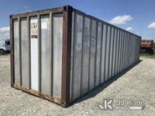(Hawk Point, MO) Approximately 8ft wide x 40 ft long shipping container. (Buyer must load.) NOTE: Th