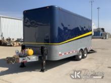2007 FEATHER LITE 1510 Enclosed Cargo Trailer, Air suspension and brakes. Tank not included.