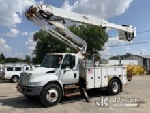 Altec TA50-MH, Articulating & Telescopic Material Handling Bucket Truck mounted behind cab on 2012 I