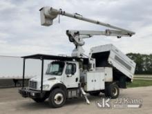 Altec LRV60E70, Over-Center Elevator Bucket Truck mounted behind cab on 2013 Freightliner M2 106 4x4