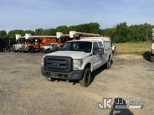(Ashland, OH) 2015 Ford F250 4x4 Crew-Cab Pickup Truck Runs & Moves) (Check Engine Light On, Minor B