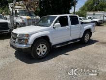 2011 Chevrolet Colorado 4x4 Extended-Cab Pickup Truck Runs & Moves, Body & Rust Damage