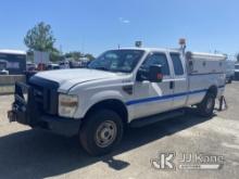 2010 Ford F350 4x4 Extended-Cab Pickup Truck Runs & Moves, Body & Rust Damage