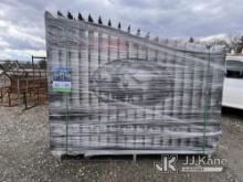 (Shrewsbury, MA) 1 Set of 2024 Greatbear 20 ft Bi-Parting Wrought Iron Style Gate with Deer artwork