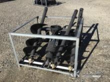 (Shrewsbury, MA) 2024 Greatbear Skid steer Auger with three bits (New/Unused) NOTE: This unit is bei