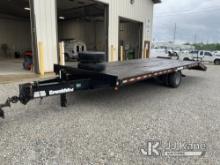 2015 Cronkhite 6100A T/A Tagalong Equipment Trailer Tires Off Axle, Condition Unknown