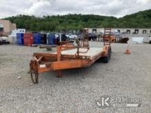 (Smock, PA) 2009 B&A Trailers BA2950 T/A Tagalong Equipment Trailer No Title, Rust Damage