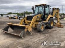 (Plymouth Meeting, PA) 2014 Cat 450F 4x4 Tractor Loader Backhoe Danella Unit) (No Title, Runs, Moves