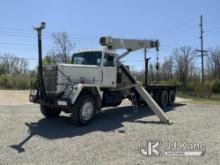 (Fort Wayne, IN) National 600D, Hydraulic Truck Crane mounted behind cab on 2010 American General M9