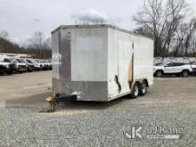 (Smock, PA) 2017 Anvil AT85X14TA2 T/A Enclosed Cargo Trailer Outside Wall Damage, Side Door Outside
