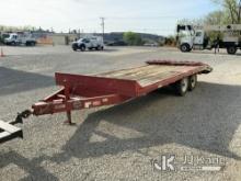 1999 Pequea 1018D0 T/A Tagalong Trailer No Title, Seller States: Bad Frame, Bad Deck Boards