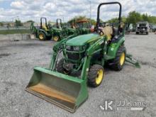 (Plymouth Meeting, PA) 2020 John Deere 2032R 4x4 Mini Tractor Loader Backhoe Runs & Operates