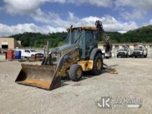 2011 John Deere 310J 4x4 Tractor Loader Backhoe Runs, Moves & Operates, Right Outrigger Drifts When 