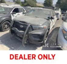 (Jurupa Valley, CA) 2020 Ford Explorer AWD Police Interceptor Sport Utility Vehicle Not Running, No