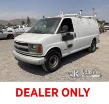 2002 Chevrolet Express G3500 Cargo Van Engine Runs Rough, Missing Catalytic Converter, Will Not Stay