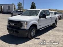 2019 Ford F250 4x4 Crew-Cab Pickup Truck Runs & Moves) (Check Engine Light On, Cracked Windshield, L