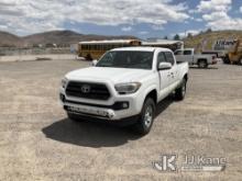 2016 Toyota Tacoma 4x4 Crew-Cab Pickup Truck Not Running, Condition Unknown, Check Engine Light on
