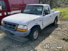 1999 Ford Ranger Pickup Truck Not Running, Condition Unknown) (Body Damage