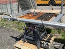 Craftman Table Saw NOTE: This unit is being sold AS IS/WHERE IS via Timed Auction and is located in 