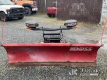 2016 Snow Plow 8 FT NOTE: This unit is being sold AS IS/WHERE IS via Timed Auction and is located in