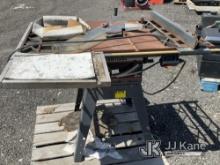 Craftsman Table Saw NOTE: This unit is being sold AS IS/WHERE IS via Timed Auction and is located in