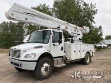 Altec AA55E-MH, Material Handling Bucket Truck rear mounted on 2015 Freightliner M2 106 4x4 Utility 