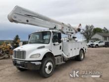 (Franktown, CO) Altec AA55E-MH, Material Handling Bucket Truck rear mounted on 2015 Freightliner M2