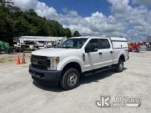 2017 Ford F250 4x4 Crew-Cab Pickup Truck, (Southern Company Unit) Runs & Moves) (Check Engine Light 