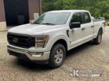 2021 Ford F150 4x4 Crew-Cab Pickup Truck Runs & Moves) (Passenger Side Front Door Will Not Open, Sel