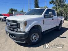 (Tampa, FL) 2019 Ford F250 4x4 Extended-Cab Pickup Truck Runs, Moves) (Body Damage, Busted Passenger