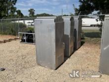 3 Qty Aluminum Cabinets NOTE: This unit is being sold AS IS/WHERE IS via Timed Auction and is locate