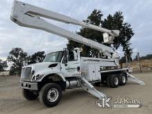(Oakhurst, CA) Altec A77T-E93-MH, Elevator Bucket Truck rear mounted on 2013 International 7400 6x6