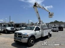 HiRanger LT40, Articulating & Telescopic Bucket Truck mounted behind cab on 2016 RAM 5500 4x4 Servic