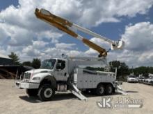(Charlotte, NC) Altec AM900-E100, Over-Center Double Elevator Bucket Truck rear mounted on 2012 Frei