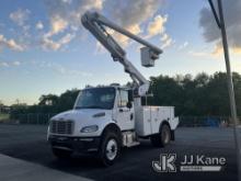 Altec L42A, Over-Center Bucket Truck rear mounted on 2018 Freightliner M2 106 Utility Truck Runs, Mo