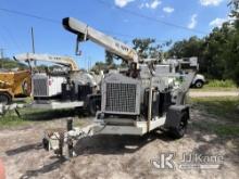 2016 Altec DC 1317 Chipper (13in Disc), trailer mtd Operational Condition Unknown, No Key, Rust, Bod