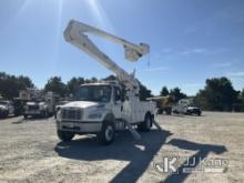 Altec AA55, Material Handling Bucket rear mounted on 2018 Freightliner M2 106 4x4 Enclosed Utility T