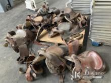 Pallet Of Saddles (Used) NOTE: This unit is being sold AS IS/WHERE IS via Timed Auction and is locat