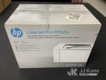 HP LaserJet Printer (New) NOTE: This unit is being sold AS IS/WHERE IS via Timed Auction and is loca