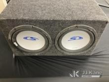 (Jurupa Valley, CA) Subwoofer Box (Used) NOTE: This unit is being sold AS IS/WHERE IS via Timed Auct